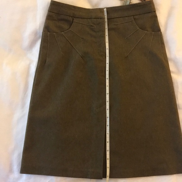 Necessary Objects Green Aline Skirt - Picture 3 of 7